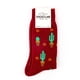 thumbnail image 1 of Calcetin Diseño Cactus Burdeo Talla 37-44, 1 of 3