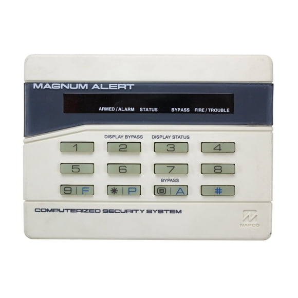 Teclado de seguridad Napco RP1054E Pantalla digital retroiluminada