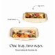 thumbnail image 2 of Set de 2 Bandejas para Snacks con Tapa Reversible Libre de BPA, 2 of 9