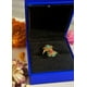 thumbnail image 2 of Anillo Ajustable Chapado En Oro 18k Turmalina Roja Vintage, 2 of 3