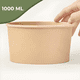 thumbnail image 3 of Bowl envase recipiente kraft con tapa pet 1000ml 100u, 3 of 3