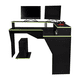 thumbnail image 4 of Escritorio Gamer En L Guma 2 Monitores | Mesa Gamer Esquinera Wengue Verde | Setup Dual Monitor Gaming, 4 of 15
