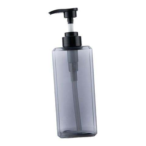 Magideal - Dispensador De Jabón De 1 Pieza, Botella Manual De Loción Líquida, Contenedor De Lavado De Manos Reutilizable Para Encimera De Hotel, Baño, Cocina 650Ml Gris
