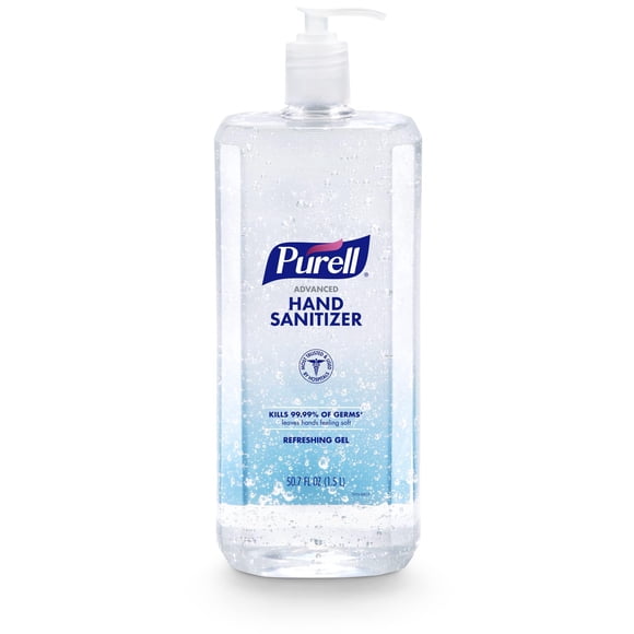 Desinfectante de manos Purell Advanced Refreshing Gel, botella dosificadora de 1.5 L