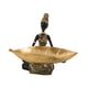 thumbnail image 1 of Adorno De Resina Con Caja De Almacenamiento Estatua De Mujer Africana Para Escritorio De Sala De Estar, 1 of 5