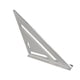 thumbnail image 3 of Regla Triangular de Aleación de Aluminio, Medidores de Estructura de Construcción, Diseño de Medición Ol, Regla de ángulo Cuadrado para Ingeniero Carp Blanco, 3 of 5