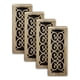 thumbnail image 1 of Rejilla de Piso Decor Grates 30x10 cm Acabado Latón Antiguo – Pack de 4, 1 of 9