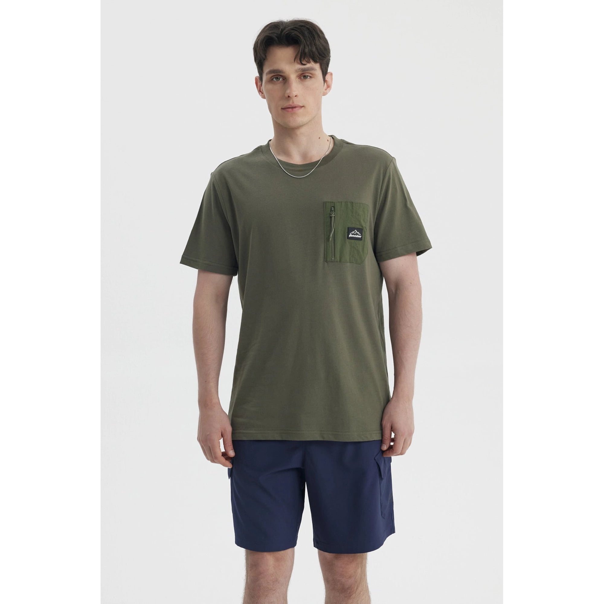 Fashionspark - Polera Hombre Slim Verde Militar