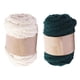 thumbnail image 1 of 2 Uds. De Hilo Grueso Para Tejer A Mano, Hilo Para Manualidades DIY, Color Beige, Blanco Y Verde Oscuro, 1 of 3