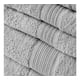 thumbnail image 2 of Set 6 toallas CN Plana Gris Mano Ba?o Visita A25, 2 of 3