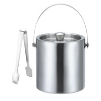 Bothyi - Cubitera Versátil Con Asa De Transporte Con Tapa Y Pinzas Para Chiringuitos De Playa, Barbacoa, 1,6 L