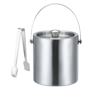 Bothyi - Cubitera Versátil Con Asa De Transporte Con Tapa Y Pinzas Para Chiringuitos De Playa, Barbacoa, 1,6 L