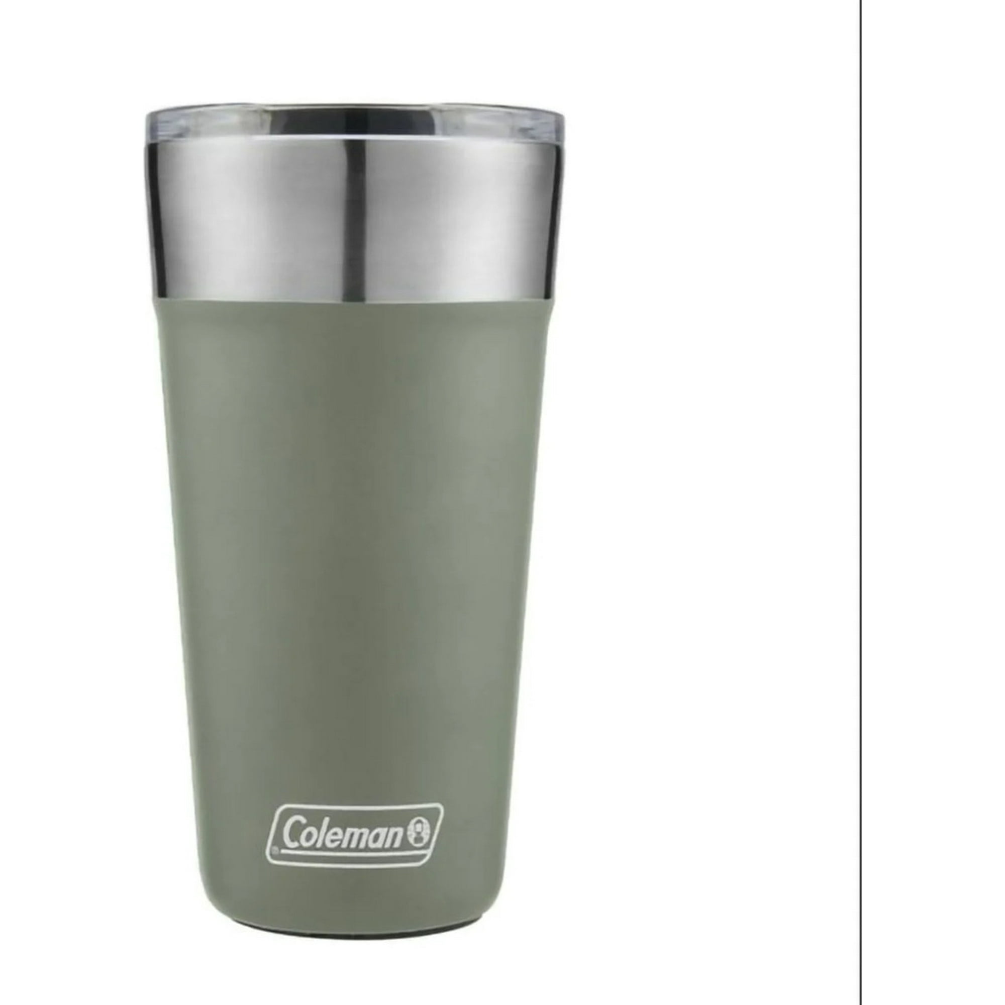 Vaso Cervecero Coleman Con Abridor Verde Oscuro 600ml