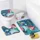 thumbnail image 4 of Los pequeñines-theme 4-Piece Shower Curtain Set with Rugs, Waterproof Bathroom Decor Set Includes Bath Mat, U-Shaped Rug, Toilet Lid Cover and Curtain with Hooks, 4 of 6