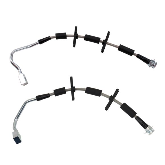 Conjunto de Mangueras de Freno Delanteras de Acero Inoxidable TRQ para Ford F-150 2004‑2005