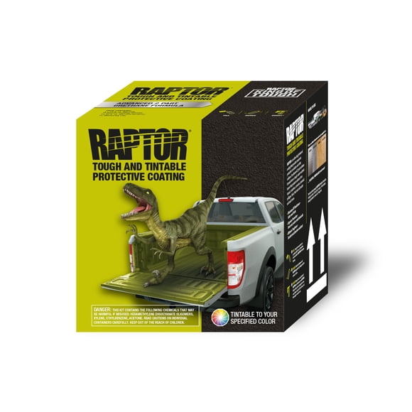 Revestimiento en aerosol de uretano tintable Raptor, 3,78 L, para cajas de camión