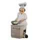 thumbnail image 3 of Estatuilla De Chef Francés Adornos De Cocina Estatua De Cocinero De Resina Cocina, 3 of 3