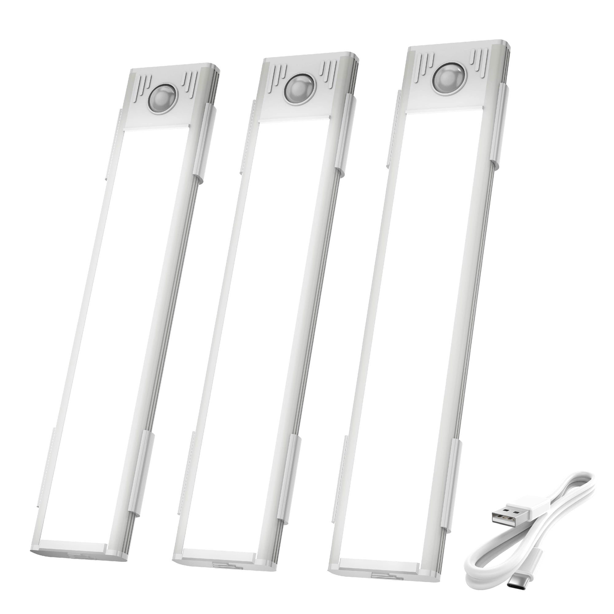 Barra De Luz Led Tzumi Regulable Paquete De 3 Recargable Usb