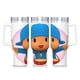 thumbnail image 1 of POCOYO Vaso aislado de acero inoxidable con asa, diseño temático, regalo para familia, amigos y fans; incluye pajita y encaja en el portavasos estándar, 40 oz, 1 of 6