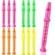 thumbnail image 1 of Flautas dulces de plástico Etmact, paquete de 12 para niños, juguete musical de 14 cm, 1 of 8