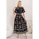 thumbnail image 3 of Maxi Vestido Largo Mujer Cruzado Diseño Casual Eventos 3363, 3 of 3