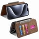 thumbnail image 5 of Funda Billetera Magnética para iPhone 16 Pro Max Soporte Tarjetas Desmontable Marrón, 5 of 6