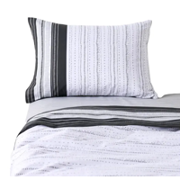 Genérico - Combo Sabana 1.5 Plaza 144 Hilos + 2 Almohadas Cannon