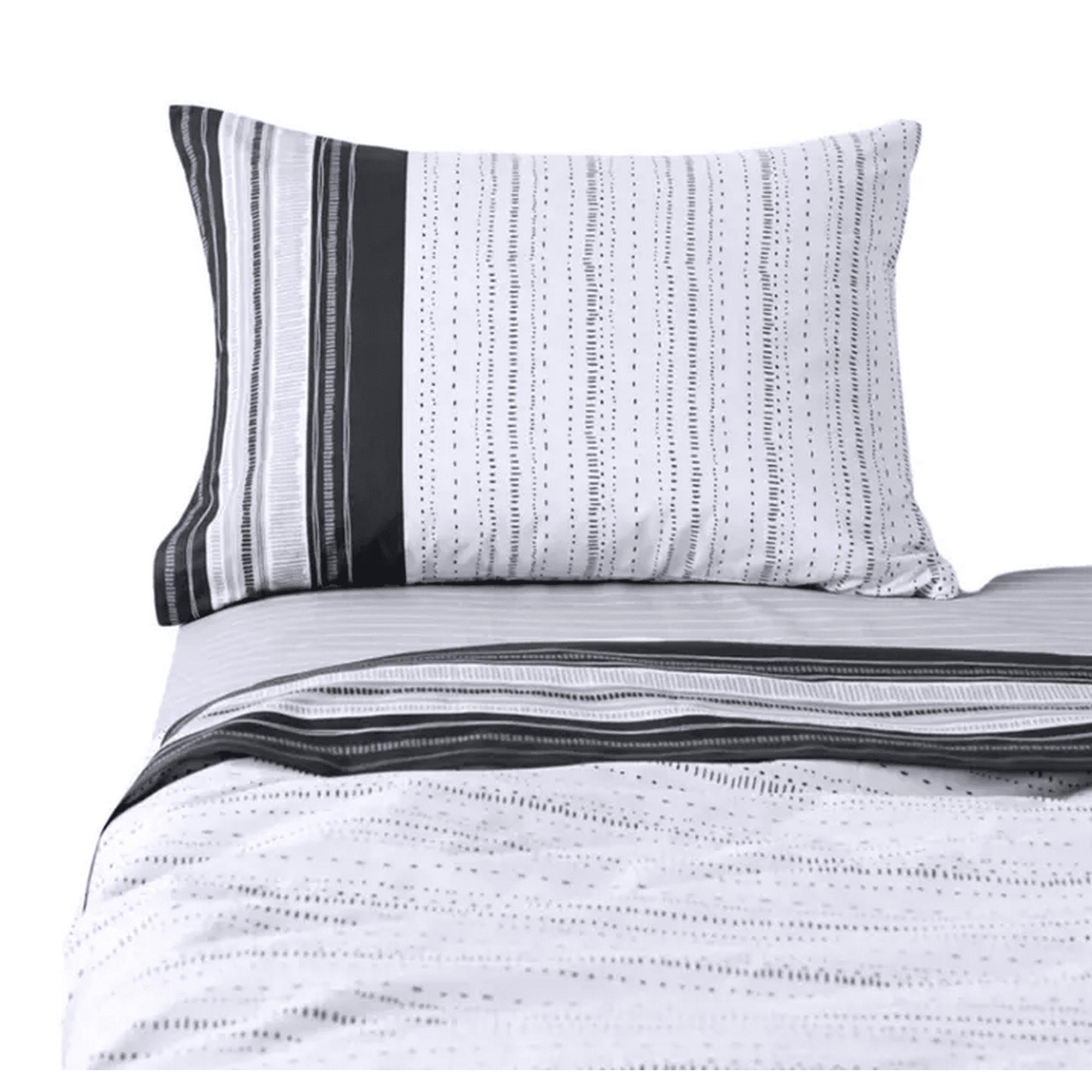 Genérico - Combo Sabana 1.5 Plaza 144 Hilos + 2 Almohadas Cannon