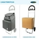 thumbnail image 4 of Carrito De Compras Plegable  Glasgow 47 Lts Gris, 4 of 7