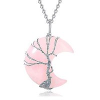 Collar Heshpaws Tree Of Life Crescent Moon 7 Chakra