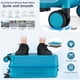 thumbnail image 2 of Set Maletas HanTrip 2 Piezas Ragidas Expandibles USB Azul, 2 of 3