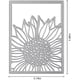 thumbnail image 2 of Troquel de corte de metal Lapoo Sunflower para álbumes de recortes, 2 of 3