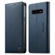 thumbnail image 1 of Funda Billetera de Cuero para [Samsung Galaxy S10], Bloqueo RFID, Tarjetas y Soporte Azul, 1 of 5