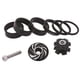 thumbnail image 4 of Espaciador De Auriculares De Bicicleta De 1 1/8 Pulgadas Con Casquillo Superior Juego De Tuercas De Estrella Para Auriculares, Negro, 4 of 5