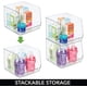thumbnail image 2 of Cesta grande apilable de plástico para organizar alimentos, ideal para bebés y niños en la cocina, la despensa, la guardería, el dormitorio y la sala de juegos. Ideal para refrigerios, biberones y vas, 2 of 7