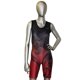 thumbnail image 3 of Singlet de lucha Matman The Kracken para mujer, 3XL, negro y rojo, 3 of 5