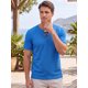 thumbnail image 4 of Camiseta de Gofre de Manga Corta para Hombre INSPIRE CHIC Camisetas Ligeras de Verano M Azul Real, 4 of 5
