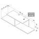 thumbnail image 2 of Repisa Flotante Amaretto 25x100x25 cm RE4732, 2 of 6