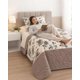 thumbnail image 2 of Juego De Cama 1.5 Plazas Cubrecama Quilt Verano Con Sabanas, 2 of 5