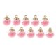 thumbnail image 3 of 10 piezas de cristal bola de cristal encantos brillante Rhinestone colgante de la joyería rosa, 3 of 5