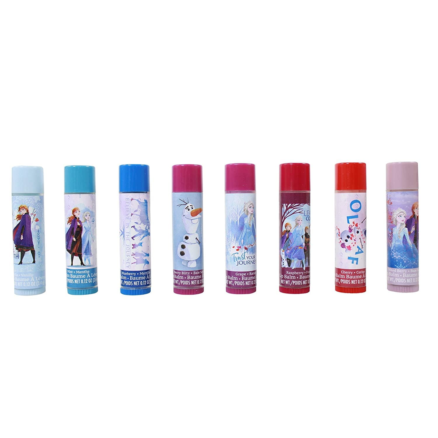 Bálsamo Labial Disney Frozen 2, Paquete De 8 Con Sabores Variados