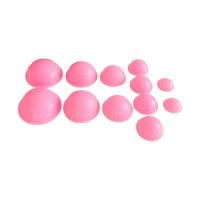 Ioensy - 12 Piezas Ventosas De Silicona Al Vacío Accesorio Flexible Extractor De Latas De Silicona Rosa