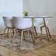 thumbnail image 1 of Comedor Mesa Rubi Gold 160x80 + 4 Sillas Cup Blancas, 1 of 3