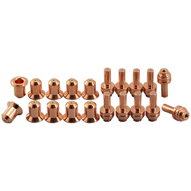 RIVERWELD 176655/176656 - Juego de 10 electrodos y 10 boquillas para cortadora de plasma