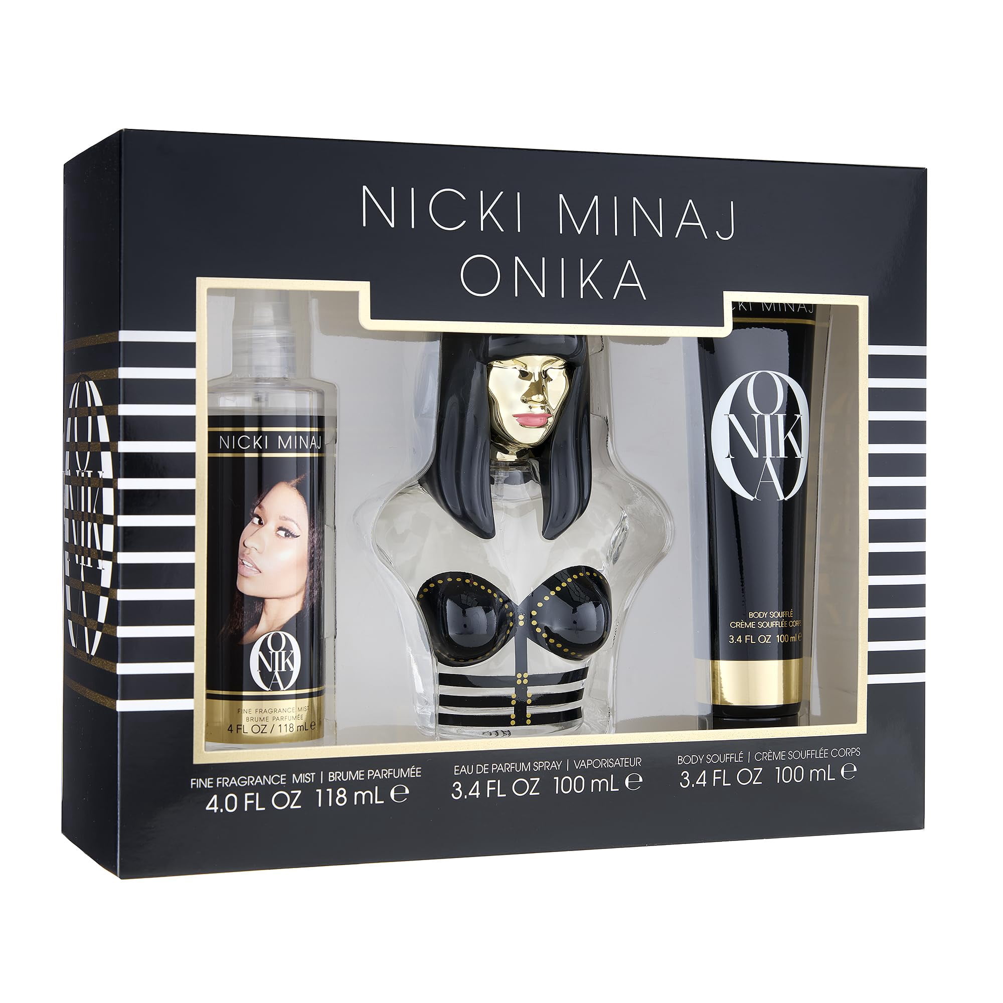 Set De 3 Piezas De Perfume Nicki Minaj Onika Para Mujer