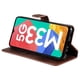 thumbnail image 3 of Funda Billetera para Samsung Galaxy M33 5G con Porta Tarjetas y Soporte Ajustable Marrón, 3 of 6
