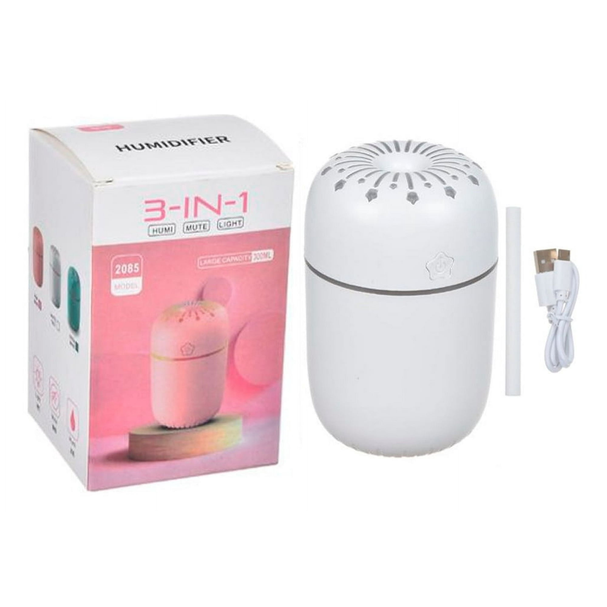 Disparo - Humidificador Ultrasonico De Aromas Difusor 300 Ml