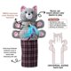 thumbnail image 5 of Guante de Lucha para Gato BlivEclat con Campanilla y Hierba Gatera, 5 of 7