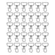 thumbnail image 2 of 30 Unids Broche de Langosta Giratorio de Broches Giratorios de Metal Ganchos Broches Giratorios Gancho de Hebilla para Correa de material cuero, 2 of 5