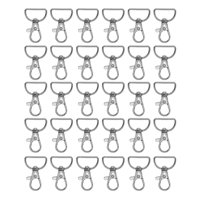 Bothyi - Juego De 30 Broches De Langosta Giratorios Para Cinturón, Llavero, Ganchos De Clip Con Anillos En D